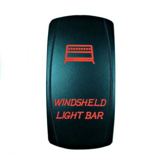 STV Motorsports Red LED Laser Rocker Switch WINDSHIELD LIGHT BAR