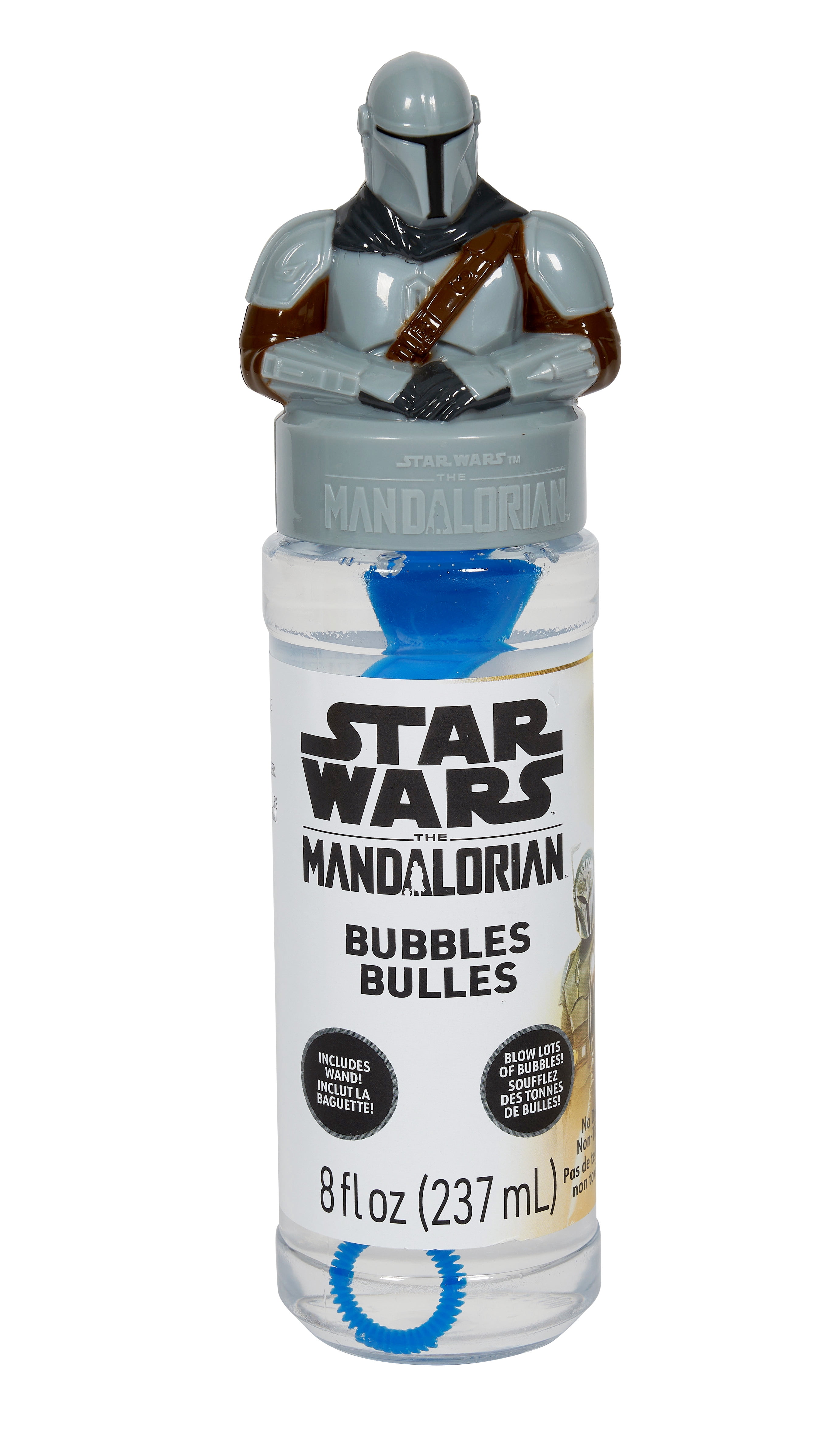 Little Kids Inc Star Wars 8 fl oz Bubbles - Mandalorian Character Bubble Blowing Toy