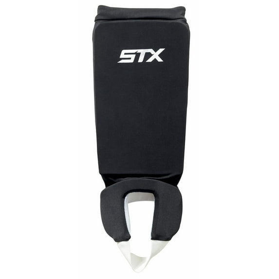 STX Field Hockey Reversible Shin Shield, Black/White, Youth
