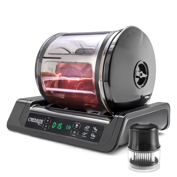 STX International Chef's Elite 15 Minute Marinator Meat & Vegetable Vacuum Tumbler