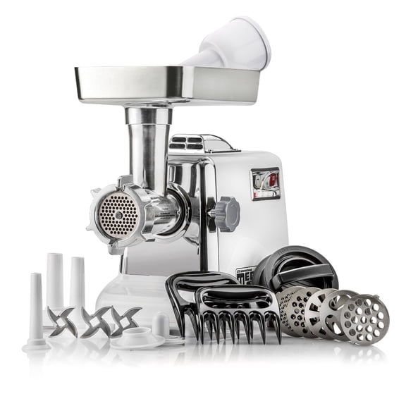 STX International Turboforce 3000 Series Electric Meat Grinder, 3-Speed, 3000W, Size #12