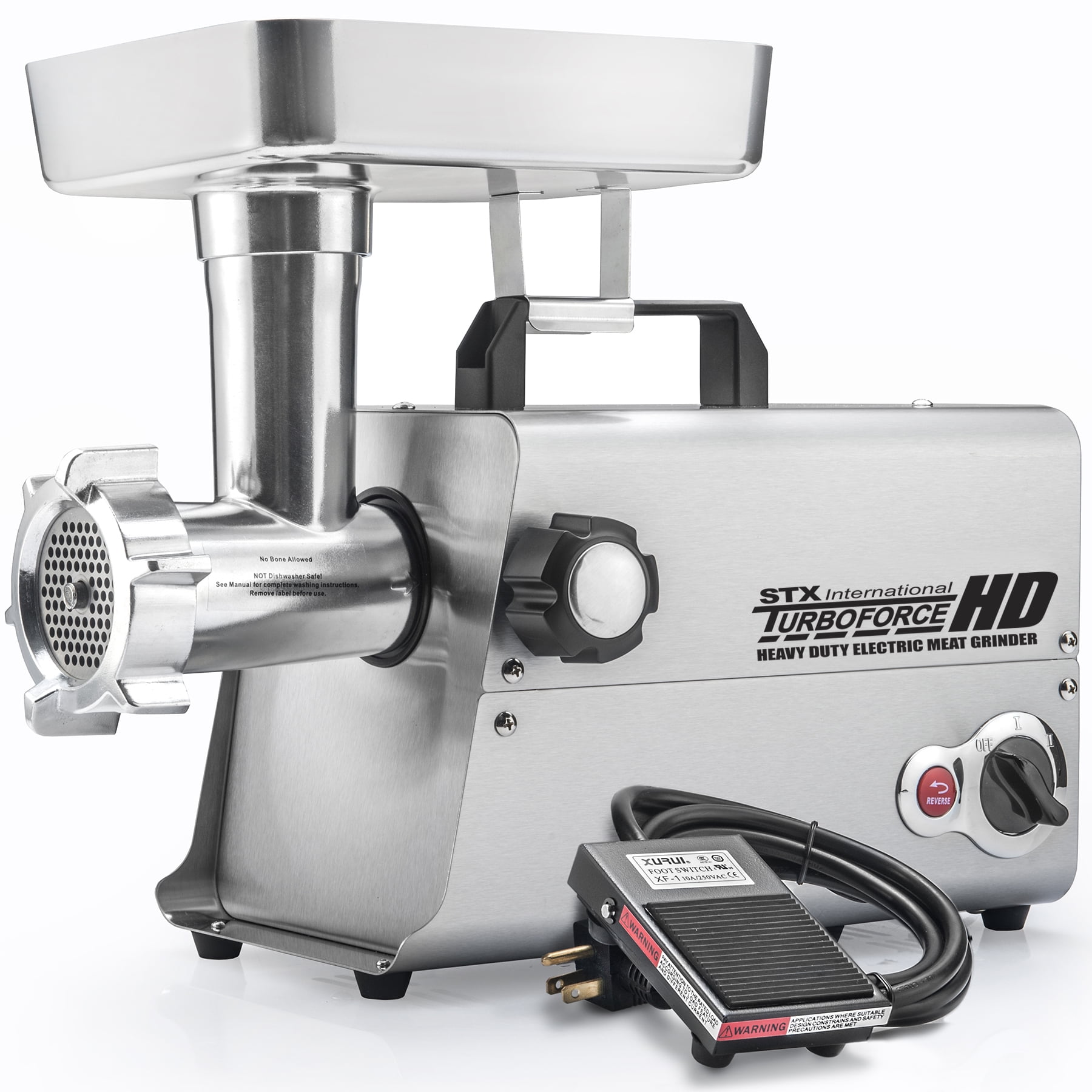 STX Intl Turboforce Heavy Duty HD 3500 Electric Meat Grinder, 3 Speed