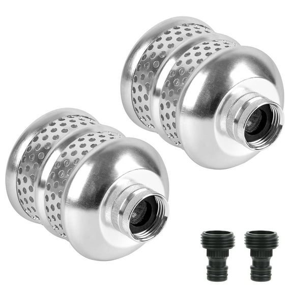 STYDDI Gentle Flow Metal Bubbler, Aluminum Alloy Bubbler Sprinkler Heads for Delicate Watering, Gentle and Soften, Great for Newly Planted Shrubs, Trees and Flowerbeds, 2 Pack