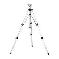 STYDDI Heavy Duty Impact Sprinkler on Tripod Base, Tall Metal Pulsating Telescoping Tripod Sprinkler for Large Area, Yard, Lawn, Garden, Waters up to 70 Ft. Diameter, Legs Extends Up to 36-inch