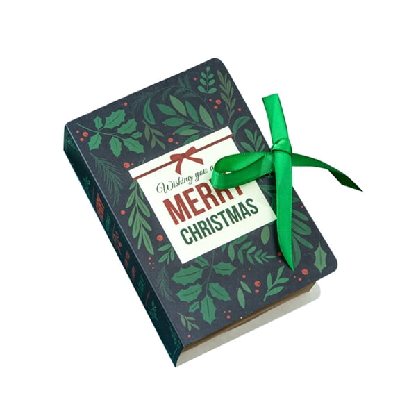 STYLAGO 10PC Christmas Cookie Boxes Holiday Bakery Gift Boxes Small kraft Boxes for Packaging Candy Goodies