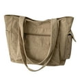 thumbnail image 1 of STYLAGO Canvas Tote Bag for Women Large Hobo Shoulder Bag Casual Message Bag Corduroy Tote Purse Handbags, 1 of 4
