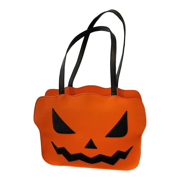 STYLAGO Halloween Women Travel Tote Bag with Zipper Large Handbag Purse Holiday Party Gift Candy Bag