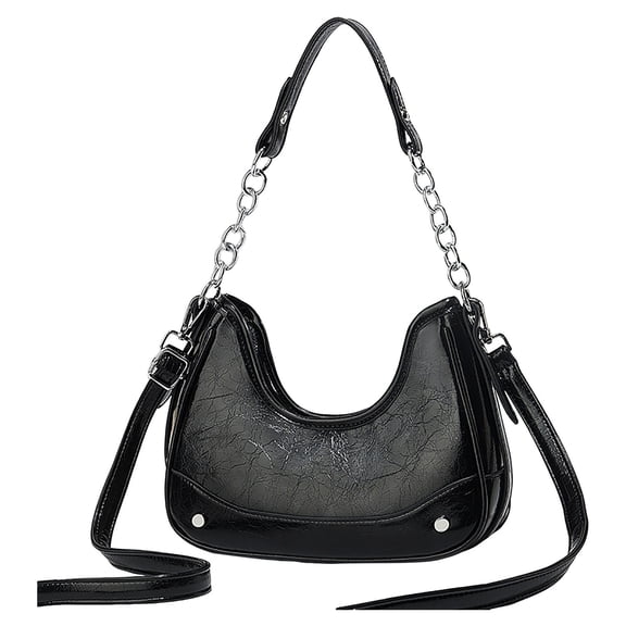 STYLAGO Shoulder Bag for Women Retro Crescent Hobo Purses Slouchy Crossbody Handbag with Adjustable Strap
