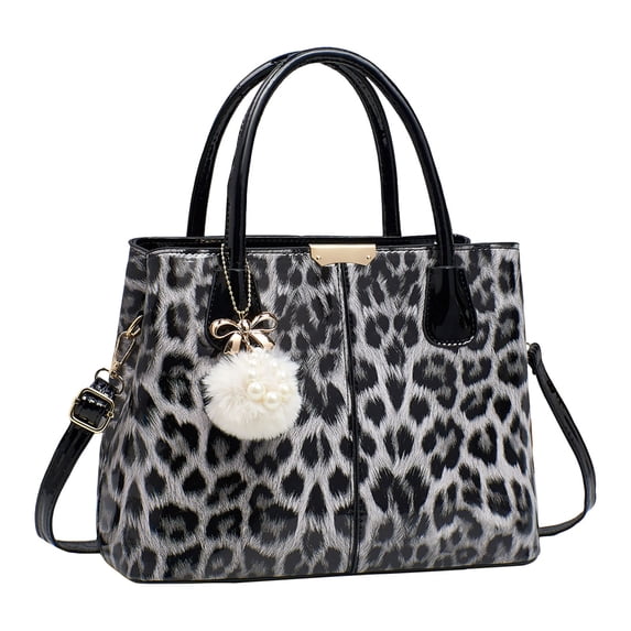 STYLAGO Small Satchel Purses for Women Ladies Handbags Women's Top-Handle Shoulder Bags Leopard Tote Bag