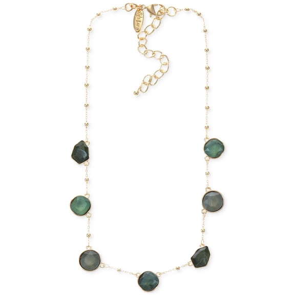 STYLE & CO Mixed Color Stone Statement Necklace, 16" + 3" extender