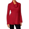 thumbnail image 1 of Style & Co Petite Bell-sleeve Babydoll Sweater - Petities - L - WINE, 1 of 1