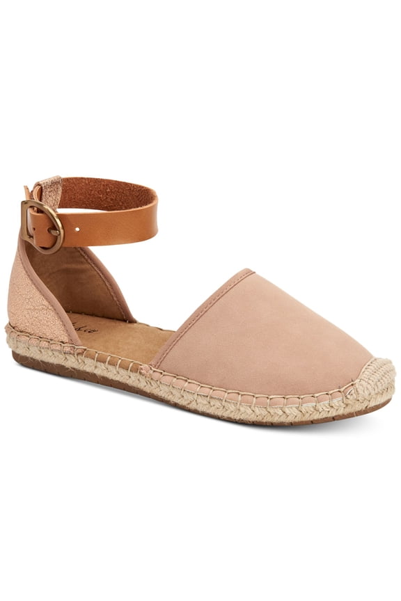 STYLE & COMPANY Womens Beige Mixed Media Cushioned Adjustable Ankle Strap Paminaa Round Toe Buckle Sandals Shoes 6.5 M