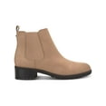 thumbnail image 1 of STYLE & COMPANY Womens Beige Pull Tab Goring Cushioned Gladyy Almond Toe Block Heel Zip-Up Booties 6.5 M, 1 of 3