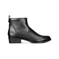 thumbnail image 1 of STYLE & COMPANY Womens Black Comfort Memphyss Round Toe Block Heel Zip-Up Booties 6 M, 1 of 3