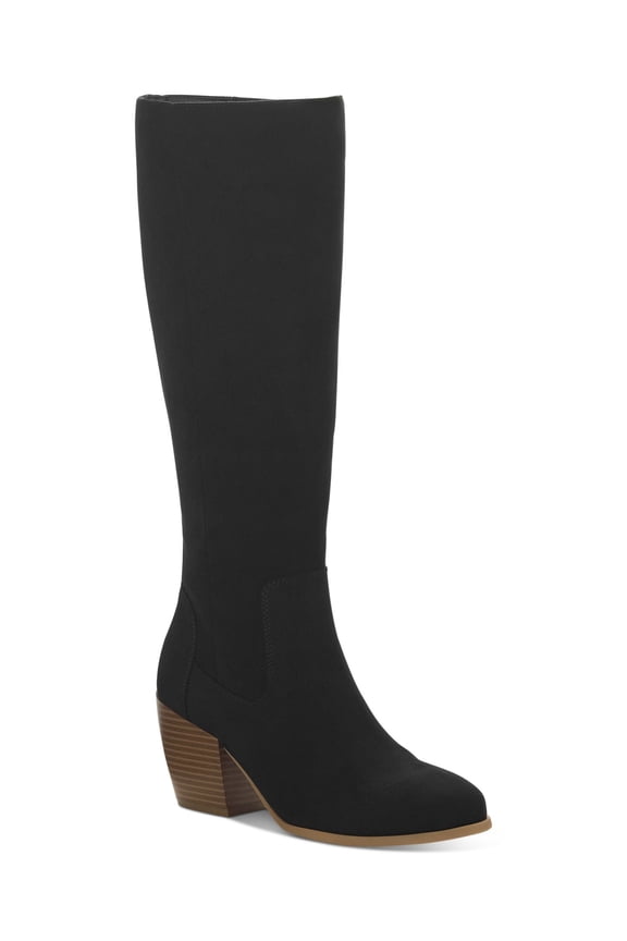STYLE & COMPANY Womens Black Cushioned Goring Warrda Round Toe Block Heel Zip-Up Dress Boots 11 M