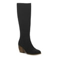 thumbnail image 1 of STYLE & COMPANY Womens Black Cushioned Goring Warrda Round Toe Block Heel Zip-Up Dress Boots 6.5 M, 1 of 4