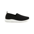 thumbnail image 1 of STYLE & COMPANY Womens Black Cushioned Masonn Round Toe Slip On Sneakers Shoes 7 M, 1 of 4