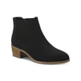thumbnail image 1 of STYLE & COMPANY Womens Black Cushioned Perforated Gerddie Round Toe Block Heel Zip-Up Booties 6.5 M, 1 of 4
