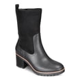 thumbnail image 1 of STYLE & COMPANY Womens Black Cushioned Skylarr Round Toe Block Heel Zip-Up Heeled Boots 10 M, 1 of 4