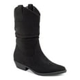 thumbnail image 1 of STYLE & COMPANY Womens Black Dannaa Almond Toe Block Heel Western Boot 8.5 M, 1 of 5