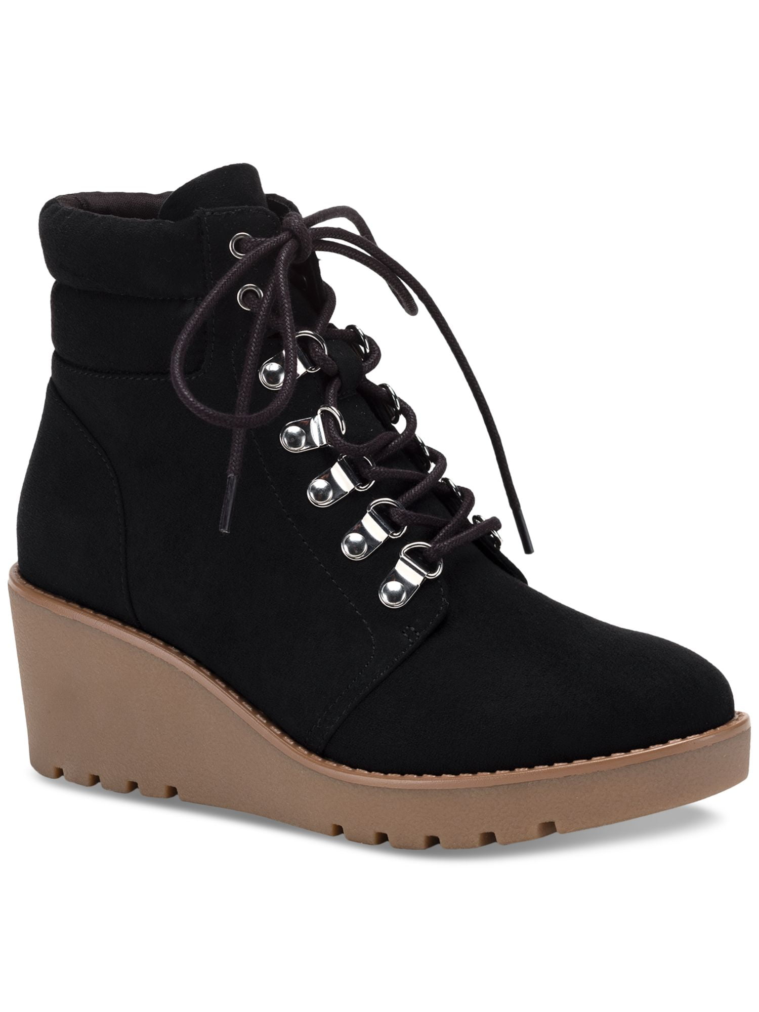 STYLE & COMPANY Womens Black Round Toe Zip-Up Boots Shoes