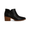 thumbnail image 1 of STYLE & COMPANY Womens Black Slip Resistant Comfort Vidyaa Pointed Toe Block Heel Zip-Up Booties 6.5 M, 1 of 4