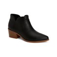 thumbnail image 1 of STYLE & COMPANY Womens Black Slip Resistant Comfort Vidyaa Pointed Toe Block Heel Zip-Up Booties 9 M, 1 of 4