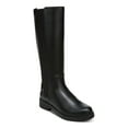 thumbnail image 1 of STYLE & COMPANY Womens Black Strap Accent Side Goring Lug Sole Padded Gwynn Round Toe Block Heel Zip-Up Boots Shoes 6 M, 1 of 4