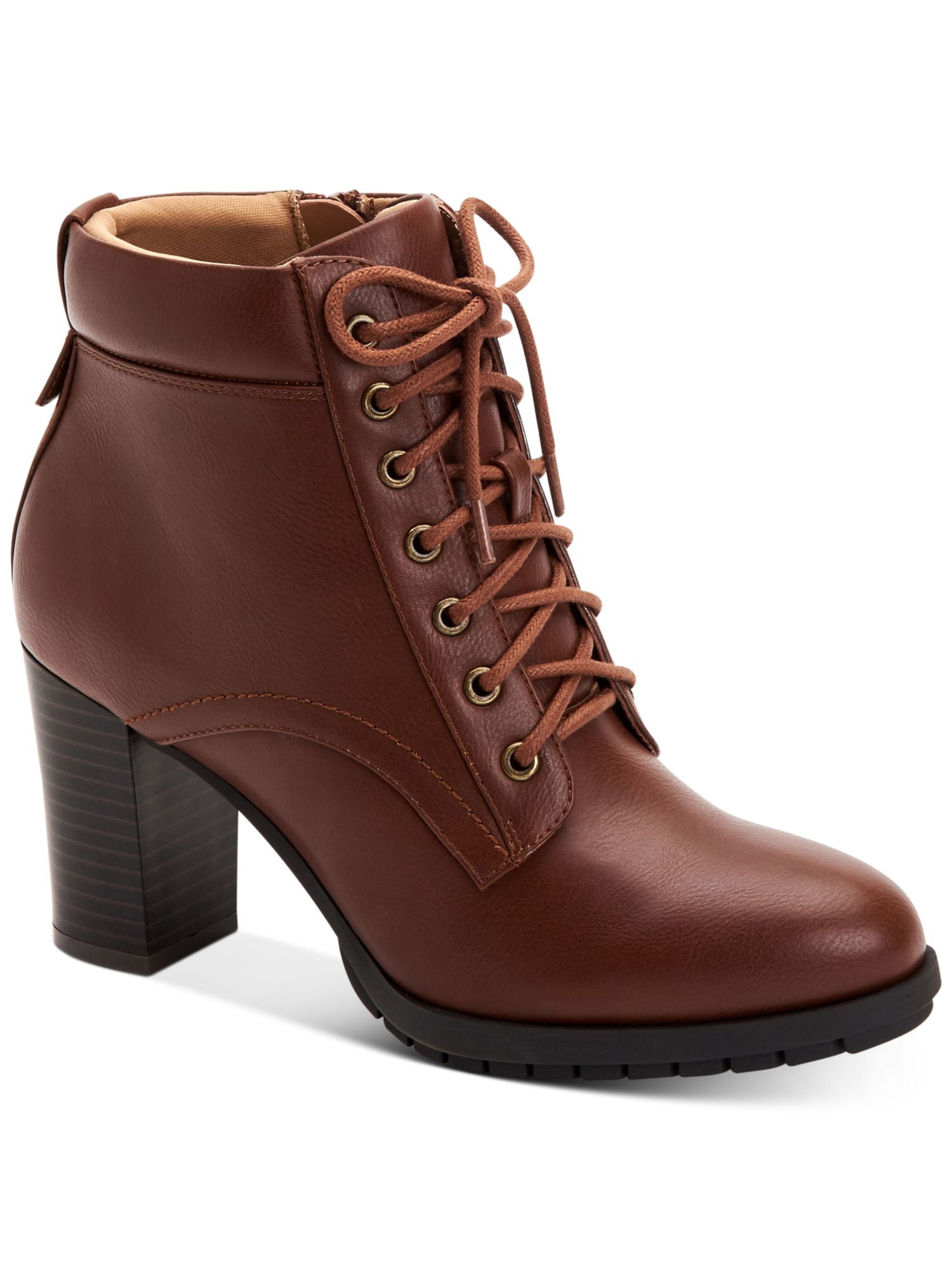 LUCKY BRAND Womens Brown Pointed Toe Cone Heel Heeled Boots M