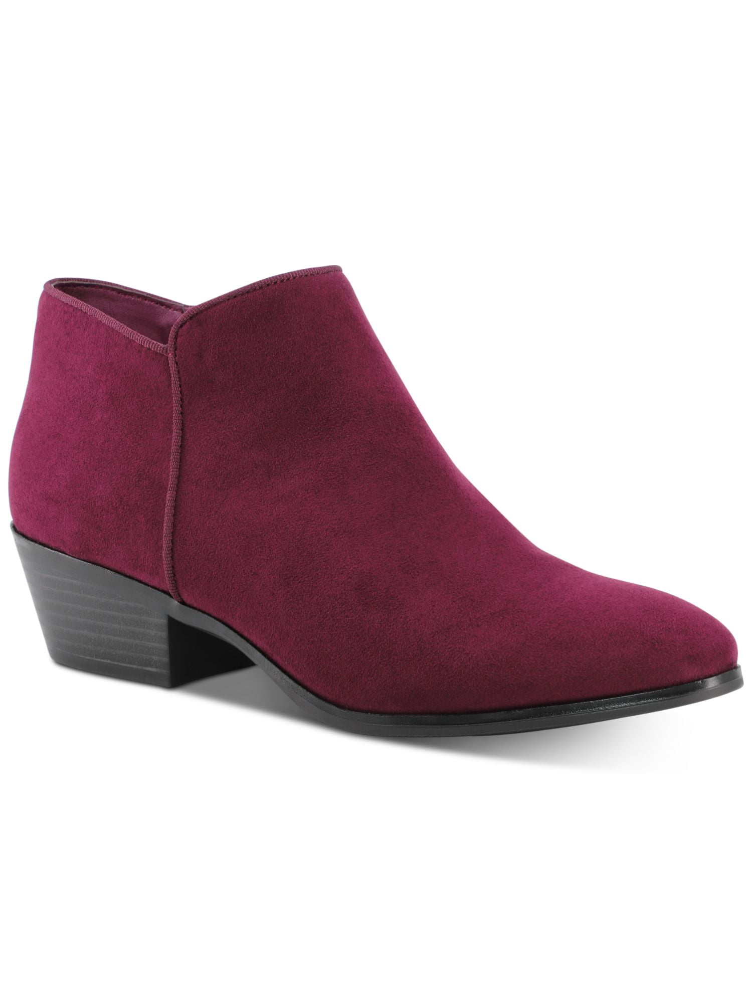 STYLE & COMPANY Womens Brown Dual Zip Round Toe Wedge Zip-Up Dress Heeled Boots M main image 0