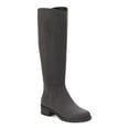 thumbnail image 1 of STYLE & COMPANY Womens Gray Cushioned Graciee Round Toe Block Heel Zip-Up Riding Boot 5 M, 1 of 4