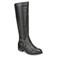 thumbnail image 1 of STYLE & COMPANY Womens Gray Double Strap Elastic Gore Padded Comfort Buckle Accent Milah Almond Toe Block Heel Zip-Up Riding Boot 9 M, 1 of 4
