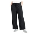 thumbnail image 1 of STYLE & COMPANY Womens Gray Pocketed Sweatpants Drawstring Waist Heather Wide Leg Pants M, 1 of 1