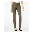 thumbnail image 1 of STYLE & COMPANY Womens Green Wear To Work Straight leg Pants 12, 1 of 4