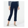 thumbnail image 1 of STYLE & COMPANY Womens Navy Slitted Pull-on Capri Pants Petites Size: PS, 1 of 1