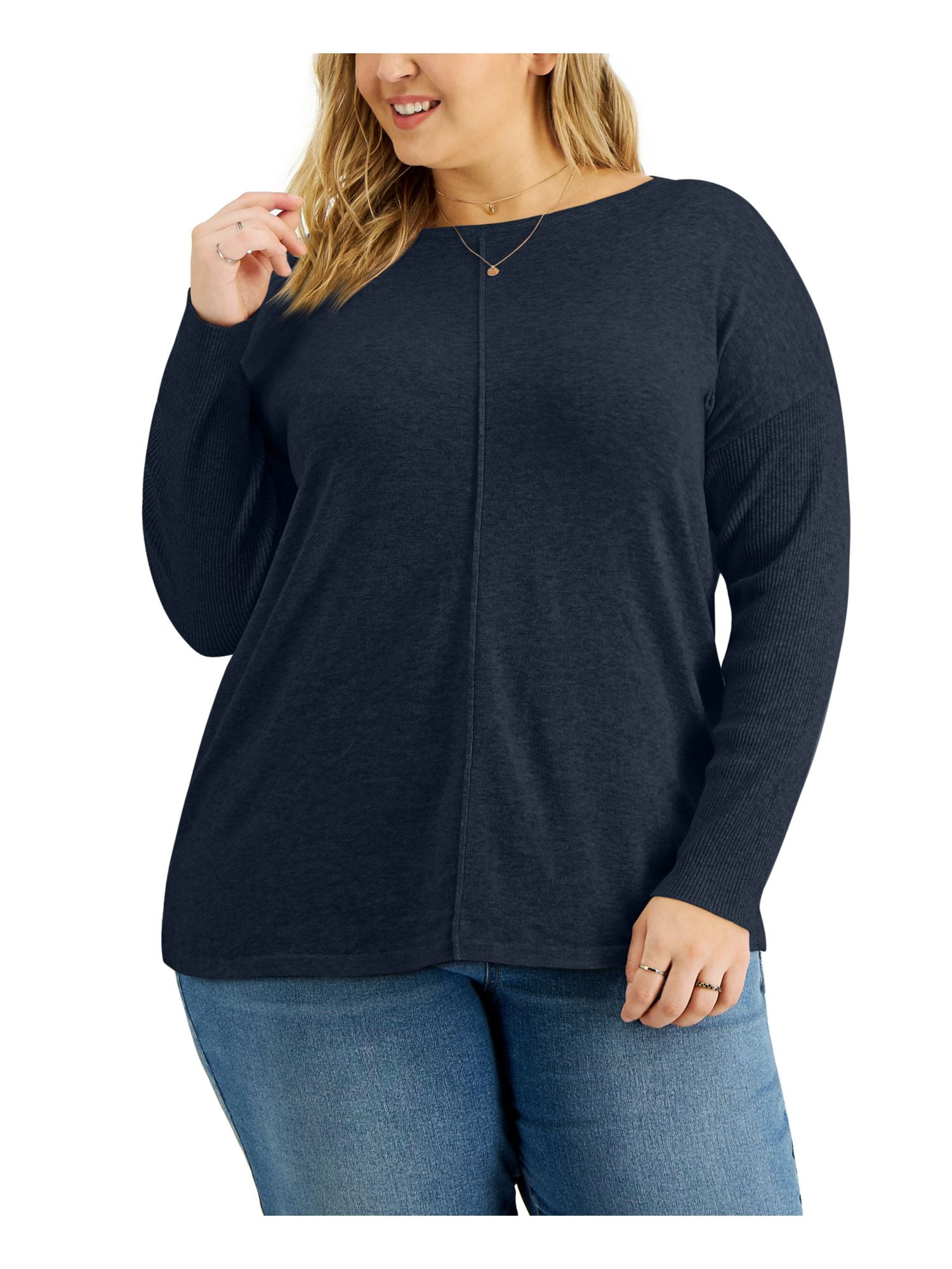 Sexy Boat Neck One Shoulder Long Sleeve White Pullover Rib Knit Sweater