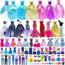 STYLE SHINE 11.5 Inch Girl Dolls Fashion Sets 50PCS Doll Clothes And accessories in a Gift Box