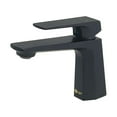 thumbnail image 1 of Stylish Single-Handle Matte Black Bathroom Faucet Height 5⅞" B-111N, 1 of 12