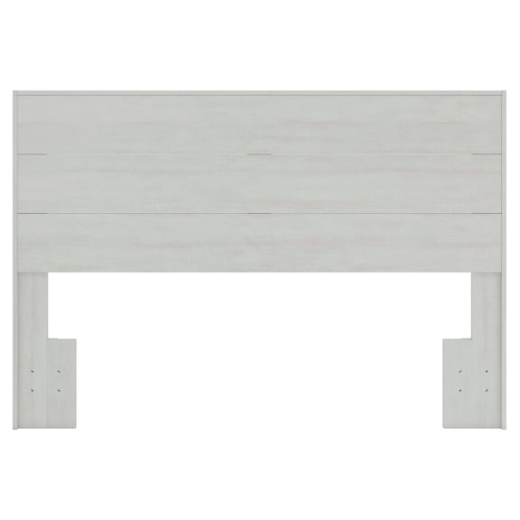 STYLIVIA Full/Queen Panel Headboard Engineered Wood, Neutral Finish, 63.8" W x 3.4" D x 44.3" H