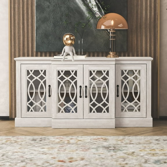 STYLIVIA Raccon Wide Accent Sideboard