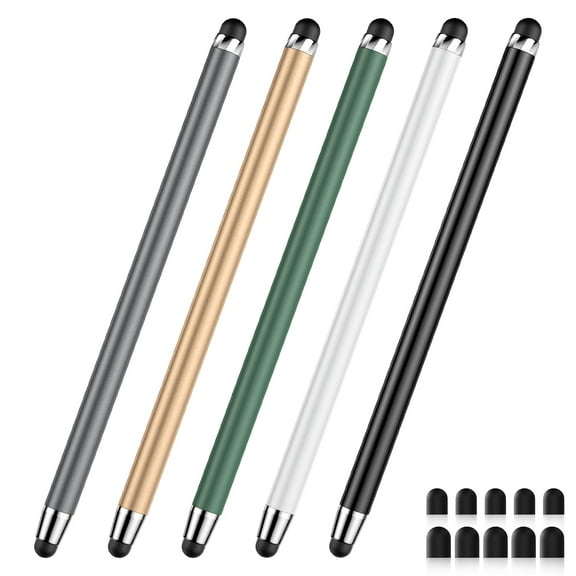 STYU 10 PCS Stylus,Stylus Pen for Touchscreen,2-in-1 Stylus Pen for iPad, High Sensitivity & Precision Suitable for All Touch Screens of iPhone/ipad/Android Tablets(10 Stylus Pen + 20 Tips)