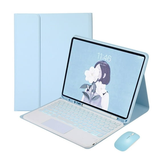 STYU Keyboard and Mouse Case compatible with iPad Pro 12.9 (5th, 4th, 3rd Generation) - Ultimate Protection and Versatility