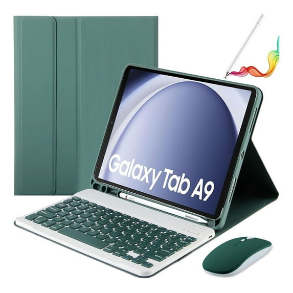 STYU M Case with Keyboard, Mouse and Pencil For Galaxy Tab A9 8.7in