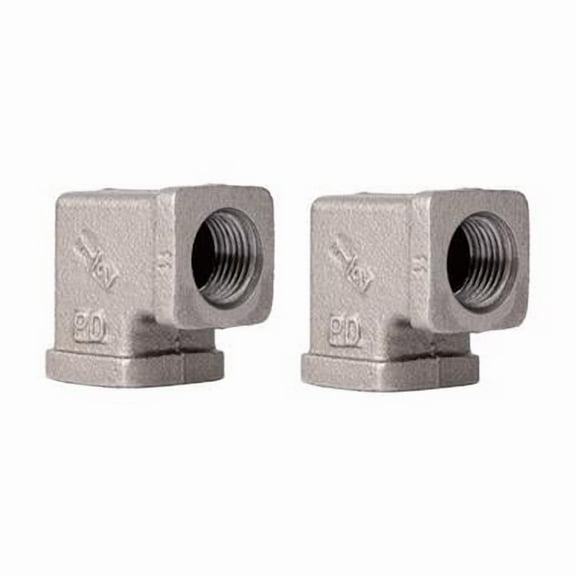 STZ 1/2 inch Female T Black Malleable Iron 90 Degree Elbow