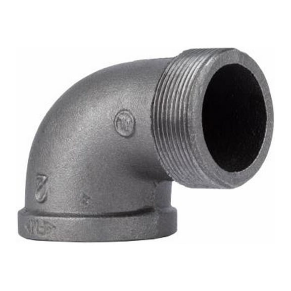 STZ 310USE90-112 1-1/2 In. Black Pipe 90 Degree Street Elbow - Quantity 10