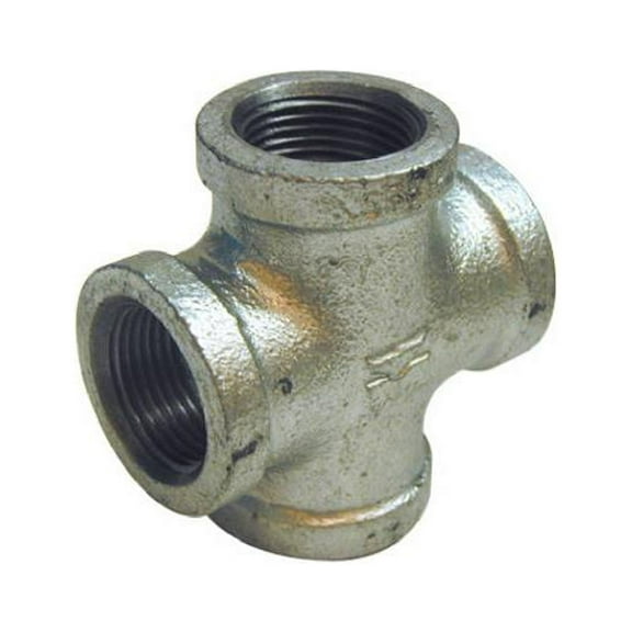 STZ 311UCR-1 1 In. Galvanized Pipe Cross - Quantity 15