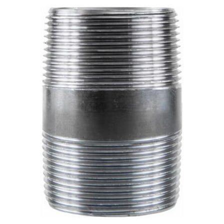 STZ 500823 1-1/2 x 2-1/2 In. Black Pipe Nipple - Quantity 5