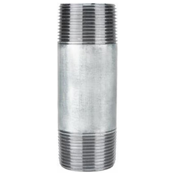 STZ 500946 1-1/4 x 4-1/2 In. Galvanized Pipe Nipple - Quantity 5