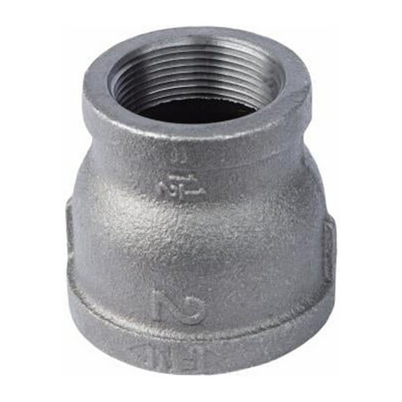 STZ 501476 2 x 1-1/2 In. Black Pipe Reducing Coupling - Quantity 5