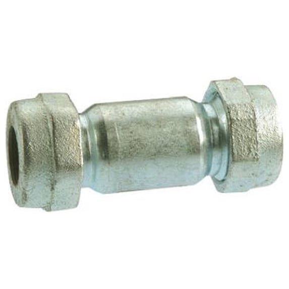 STZ 501779 1/2 In. Galvanized Pipe Compression Coupling - Quantity 1